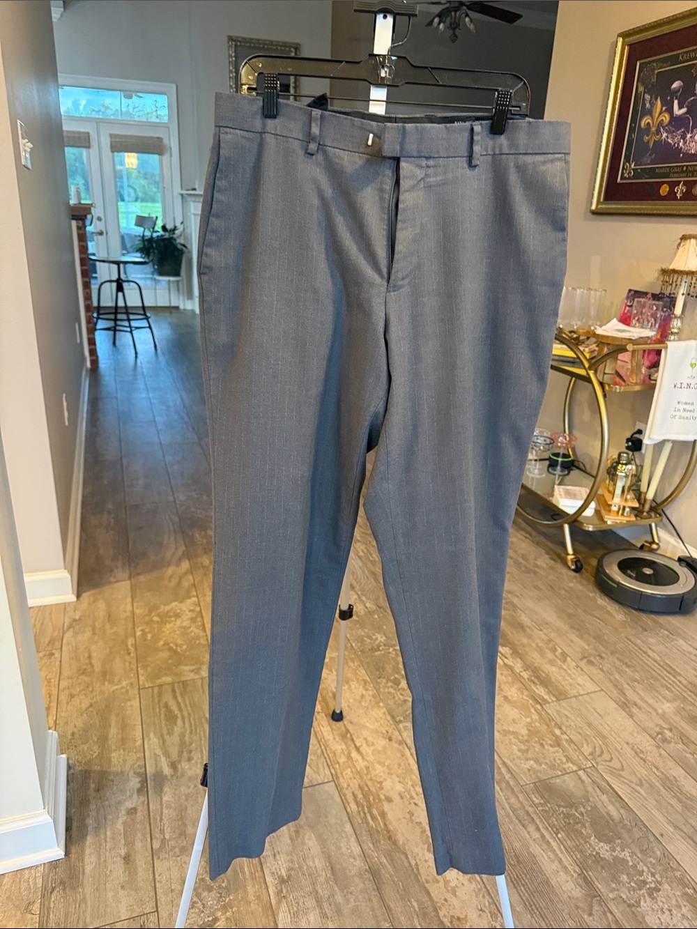 Banana Republic Men's Dress Pants in Slate Gray